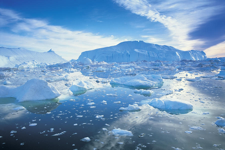 icebergs disko bay greenland peter adams
